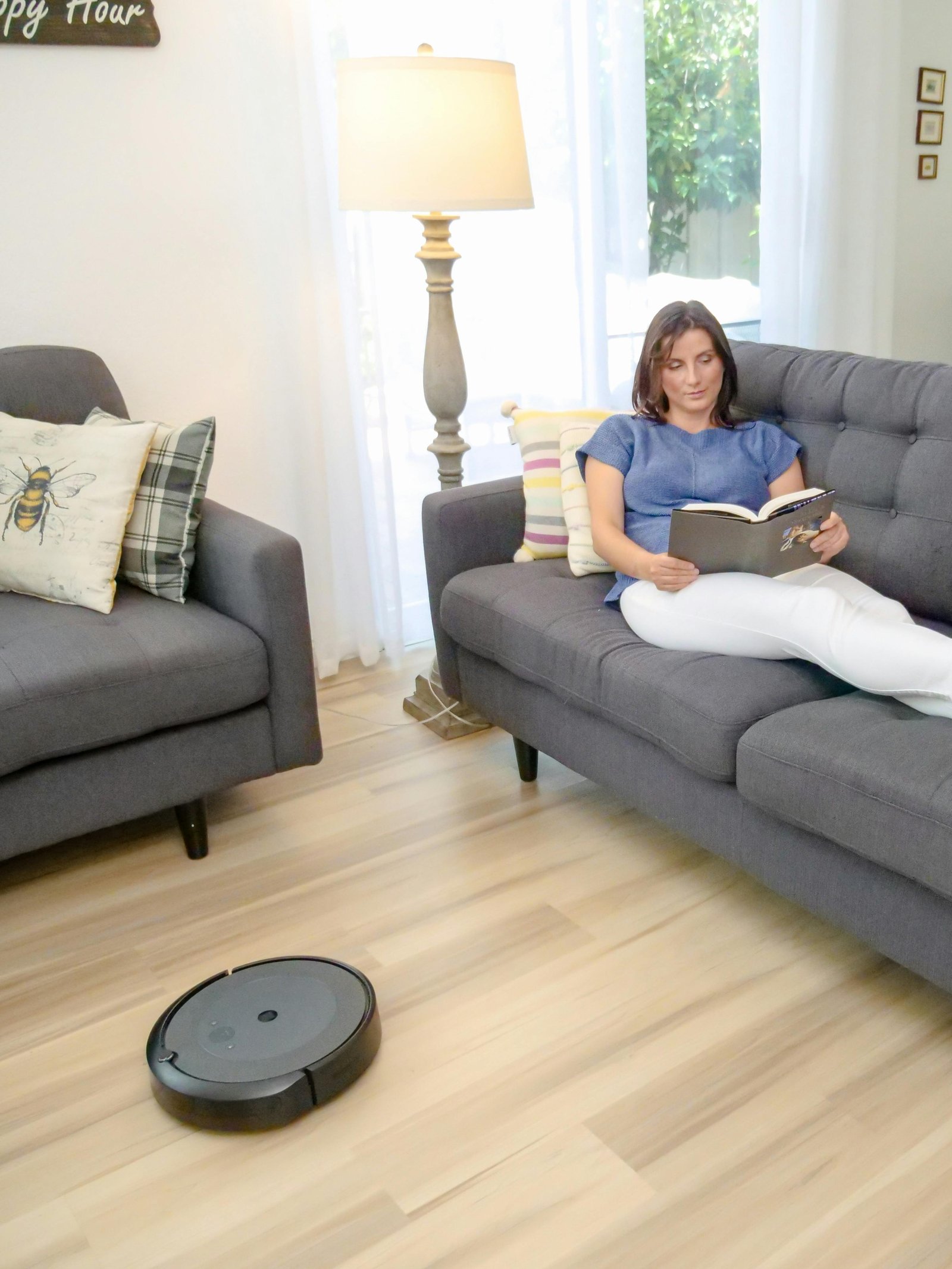 roomba near couch